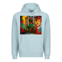 Blue Mist juneteenth black woman fashion girl Premium Hoodie - CowGirlArtShop