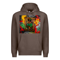 Coffee juneteenth black woman fashion girl Premium Hoodie - CowGirlArtShop