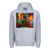 Heather Grey juneteenth black woman fashion girl Premium Hoodie - CowGirlArtShop