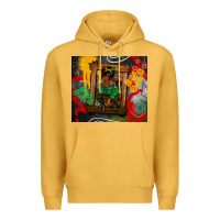 Mustard juneteenth black woman fashion girl Premium Hoodie - CowGirlArtShop