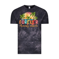 Cloud Black forever chasing sunsets Vintage Tee - MaliasSmallBusiness