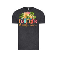Vintage Black forever chasing sunsets Vintage Tee - MaliasSmallBusiness