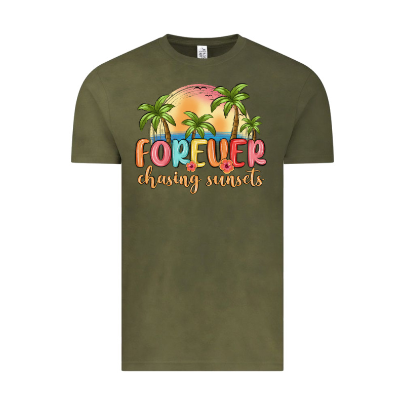 Forever Chasing Sunsets Vintage Tee by MaliasSmallBusiness | Teevron