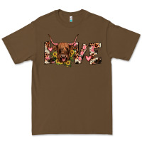 Cacao highland cow love Premium Tee - JahusDesignShop