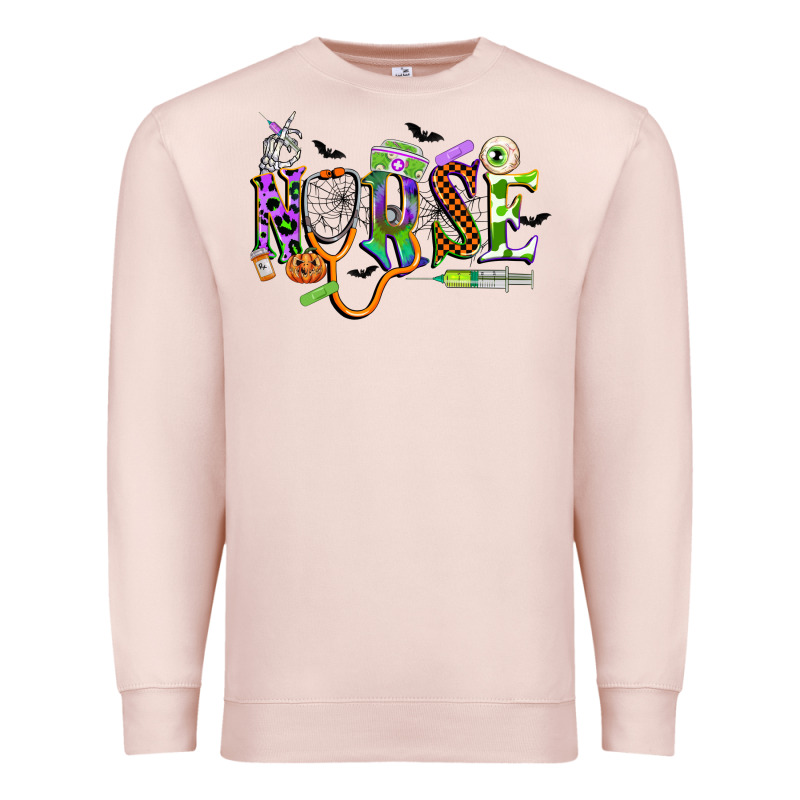 Halloween Nurse Premium Sweatshirt by CowGirlArtShop | Teevron