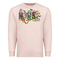 Pale Pink halloween nurse Premium Sweatshirt - CowGirlArtShop