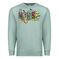 Seafoam halloween nurse Premium Sweatshirt - CowGirlArtShop