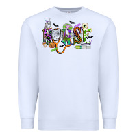 White halloween nurse Premium Sweatshirt - CowGirlArtShop