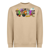 Mushroom halloween teacher Heavyweight Sweatshirt - NancyCooperArtShop