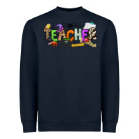Navy halloween teacher Heavyweight Sweatshirt - NancyCooperArtShop