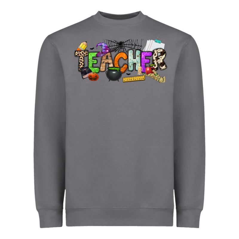 Halloween Teacher Heavyweight Sweatshirt by NancyCooperArtShop | Teevron