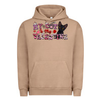 Pigment Burro my cat is my valentine Urban Hoodie - FaDigitalArtStudio