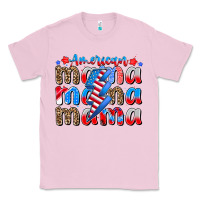 Bubblegum Pink american mama Classic Tee - CowhideDigitalArt