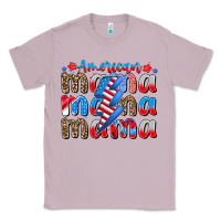 Lilac american mama Classic Tee - CowhideDigitalArt