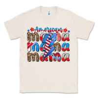 Natural american mama Classic Tee - CowhideDigitalArt