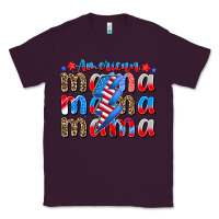 Plum american mama Classic Tee - CowhideDigitalArt