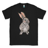 Black Easter bunny Classic Tee - NancyCooperArtShop
