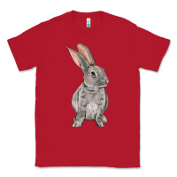 Red Easter bunny Classic Tee - NancyCooperArtShop