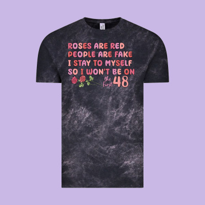 Roses Are Red Vintage Tee Designed By Maliassmallbusiness