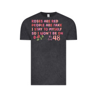 Vintage Black roses are red Vintage Tee - MaliasSmallBusiness