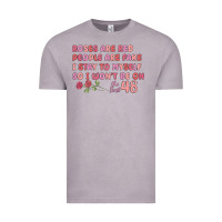 Vintage Zinc roses are red Vintage Tee - MaliasSmallBusiness