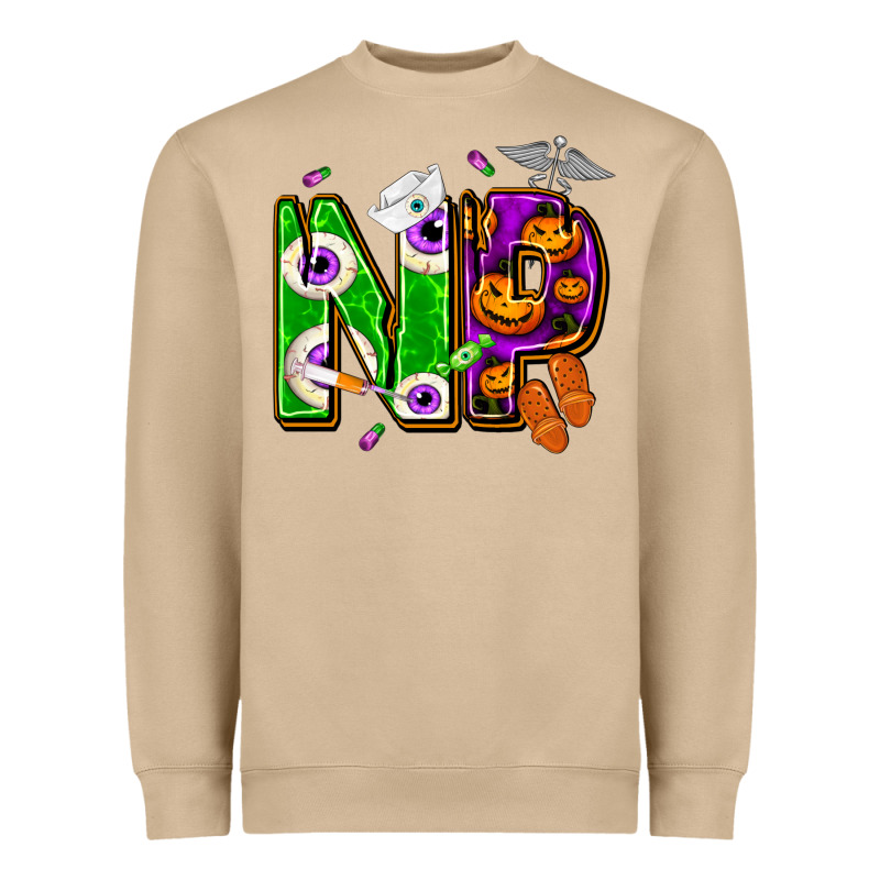 Halloween Np Nurse Practitioner Heavyweight Sweatshirt by NancyCooperArtShop | Teevron