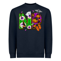 Navy halloween np nurse practitioner Heavyweight Sweatshirt - NancyCooperArtShop