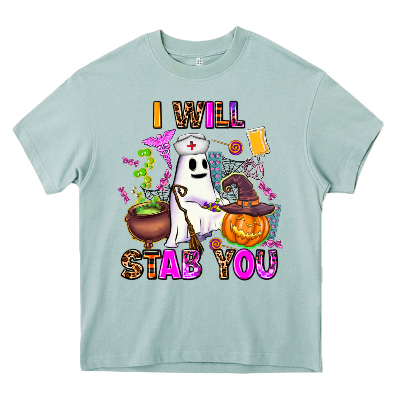I Will Stab You Nurse Heavy Core Tee by AdoDesignShop | Teevron