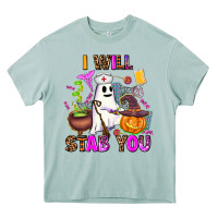 Arona i will stab you nurse Heavy Core Tee - AdoDesignShop