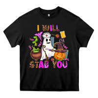 Black i will stab you nurse Heavy Core Tee - AdoDesignShop