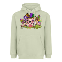 Matcha mardi gras pig Heavyweight Hoodie - CowGirlArtShop
