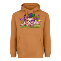 Meerkat mardi gras pig Heavyweight Hoodie - CowGirlArtShop