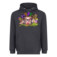 Smoke mardi gras pig Heavyweight Hoodie - CowGirlArtShop