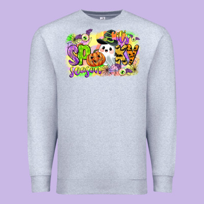 Its Spooky Season Premium Sweatshirt Designed By Cowgirlartshop