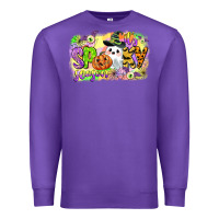 Purple its spooky season Premium Sweatshirt - CowGirlArtShop