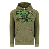 Vintage Olive pinches get stitches Vintage Hoodie - MaliasSmallBusiness