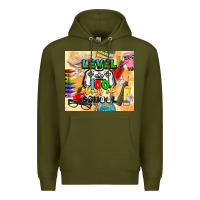 Army Green level 100 days of school Premium Hoodie - CowGirlArtShop