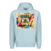 Blue Mist level 100 days of school Premium Hoodie - CowGirlArtShop