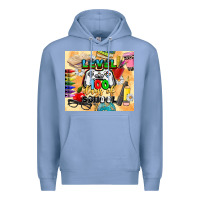 Colony Blue level 100 days of school Premium Hoodie - CowGirlArtShop
