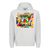 Dove Grey level 100 days of school Premium Hoodie - CowGirlArtShop