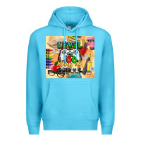 Ocean Blue level 100 days of school Premium Hoodie - CowGirlArtShop