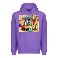Purple level 100 days of school Premium Hoodie - CowGirlArtShop