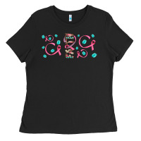 Black faith ribbon gemstone Ladies Tee - JahusDesignShop