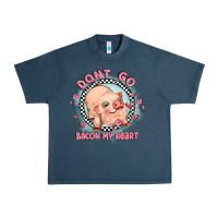 Midnight Navy dont go bacon my heart Urban Heavy Tee - MaliasSmallBusiness