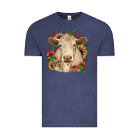 Vintage Denim christmas charolais Vintage Tee - JahusDesignShop
