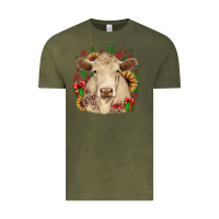 Vintage Olive christmas charolais Vintage Tee - JahusDesignShop