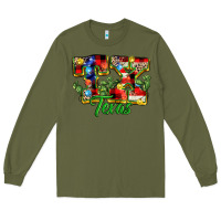 Army Green Christmas Texas Long Sleeve Tee - MaliasSmallBusiness