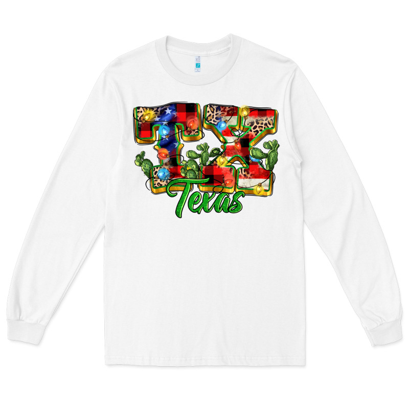 Christmas Texas Long Sleeve Tee by MaliasSmallBusiness | Teevron
