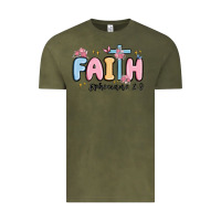 Vintage Olive faith ephesians 2 8 Vintage Tee - MaliasSmallBusiness