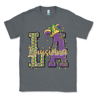 Charcoal Heather louisiana mardi gras Classic Tee - MaliasSmallBusiness